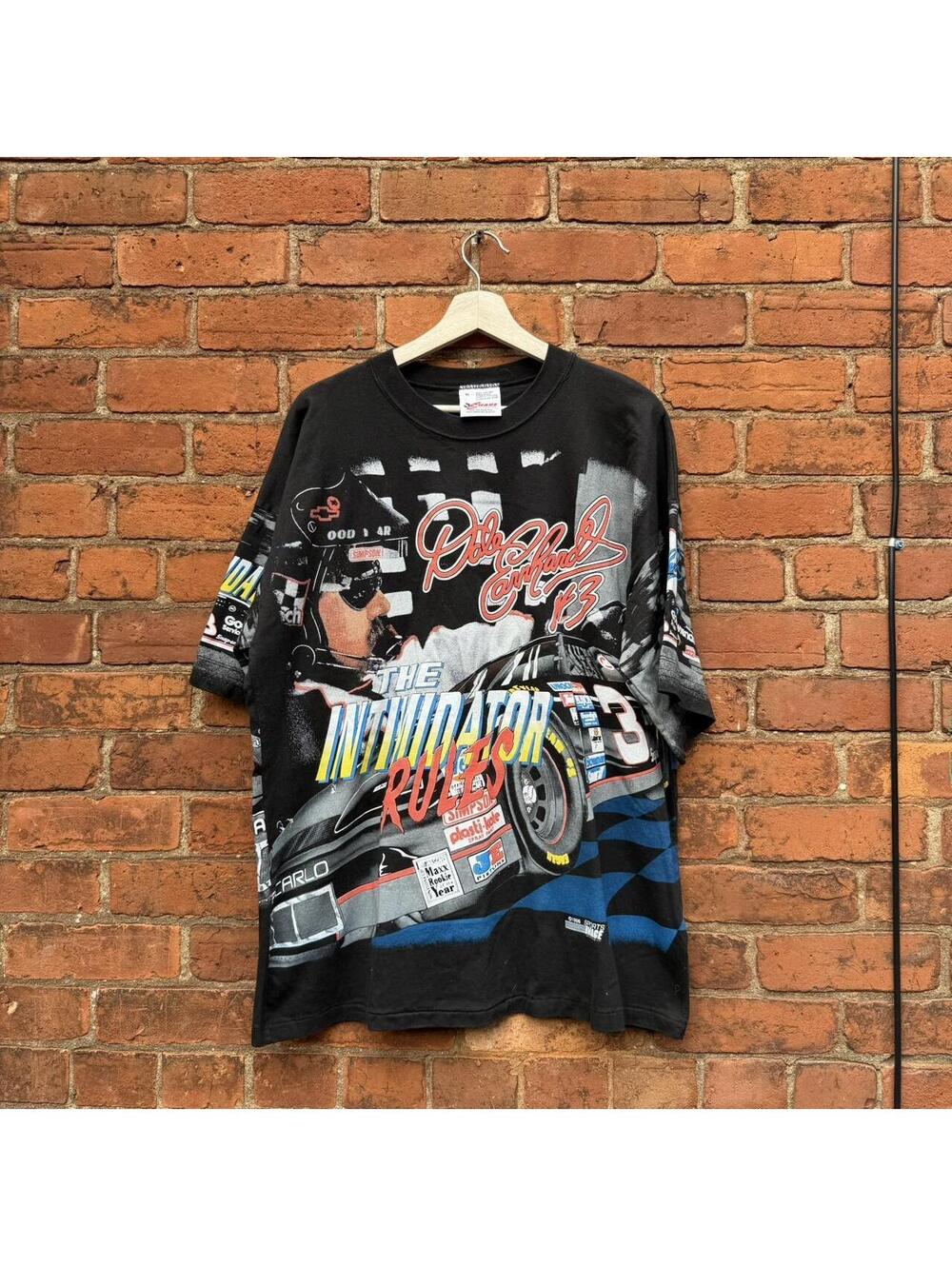 vintage Dale Earnhardt the intimidator chase racewear t shirt 1996 XL